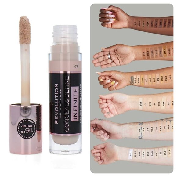 Makeup Revolution Conceal & Define Infinite Longwear Concealer - Picture 1 of 3